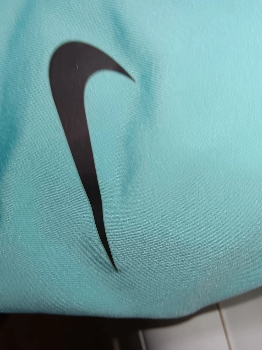 Nike Aqua Athletic Tank with Black Trim